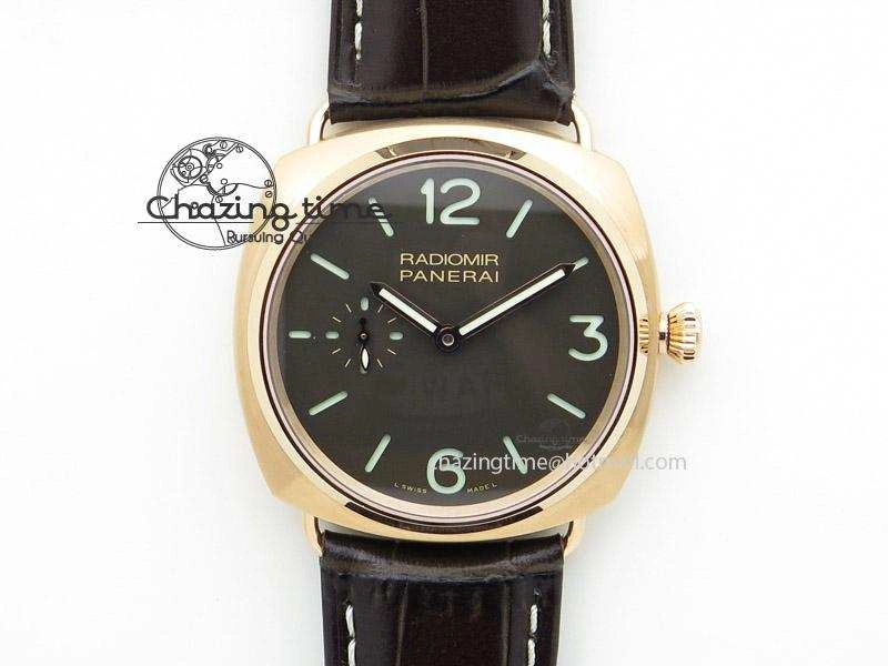 PAM336 M Radiomir V6F Best Edition on Brown Leather Strap P.999