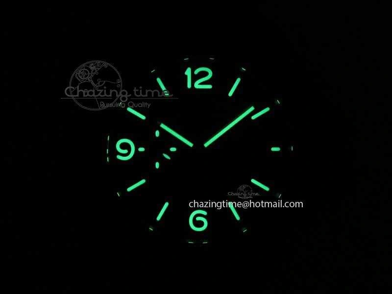 PAM351 Q Titanium VSF 1:1 Best Edition On Brown Leather Strap P.9000 Super Clone