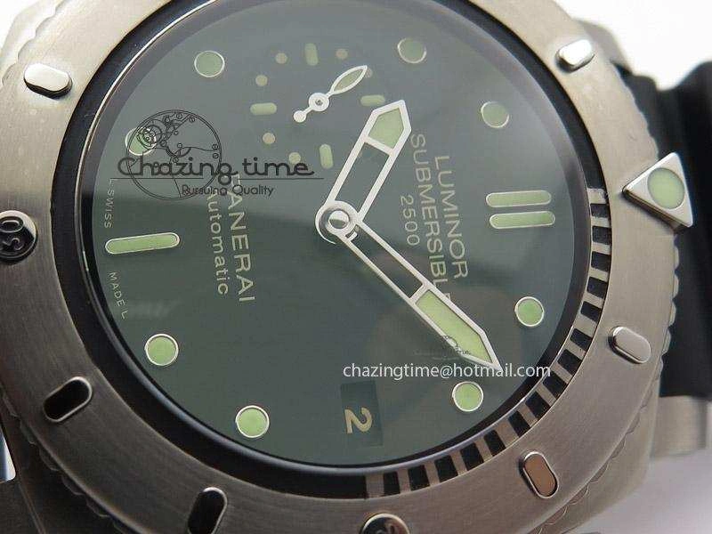 PAM364 P Titanium V6 1:1 Best Edition On Rubber Strap P9000