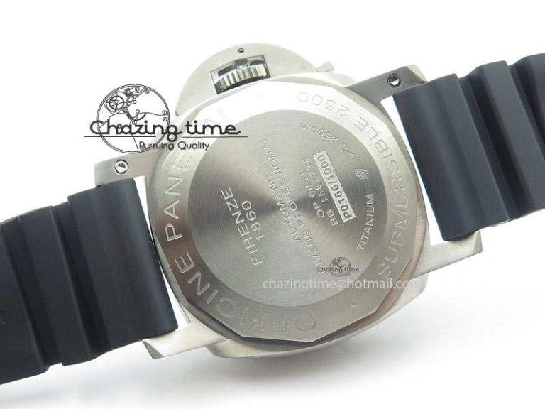 PAM364 P Titanium V6 1:1 Best Edition On Rubber Strap P9000