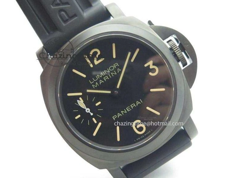 PAM367 DLC H-Maker Best Edition On Black Rubber Strap A6497