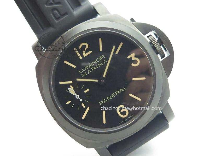 PAM367 DLC H-Maker Best Edition On Black Rubber Strap A6497