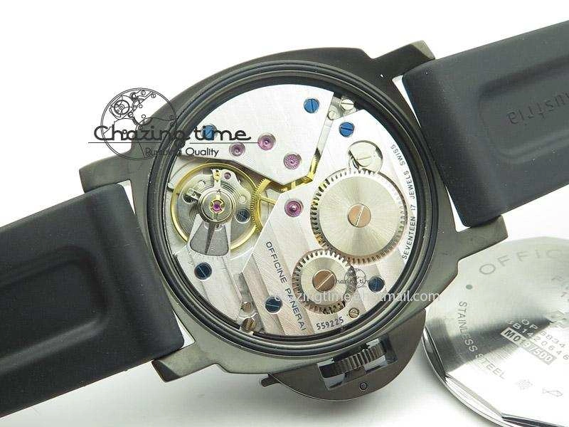 PAM367 DLC H-Maker Best Edition On Black Rubber Strap A6497