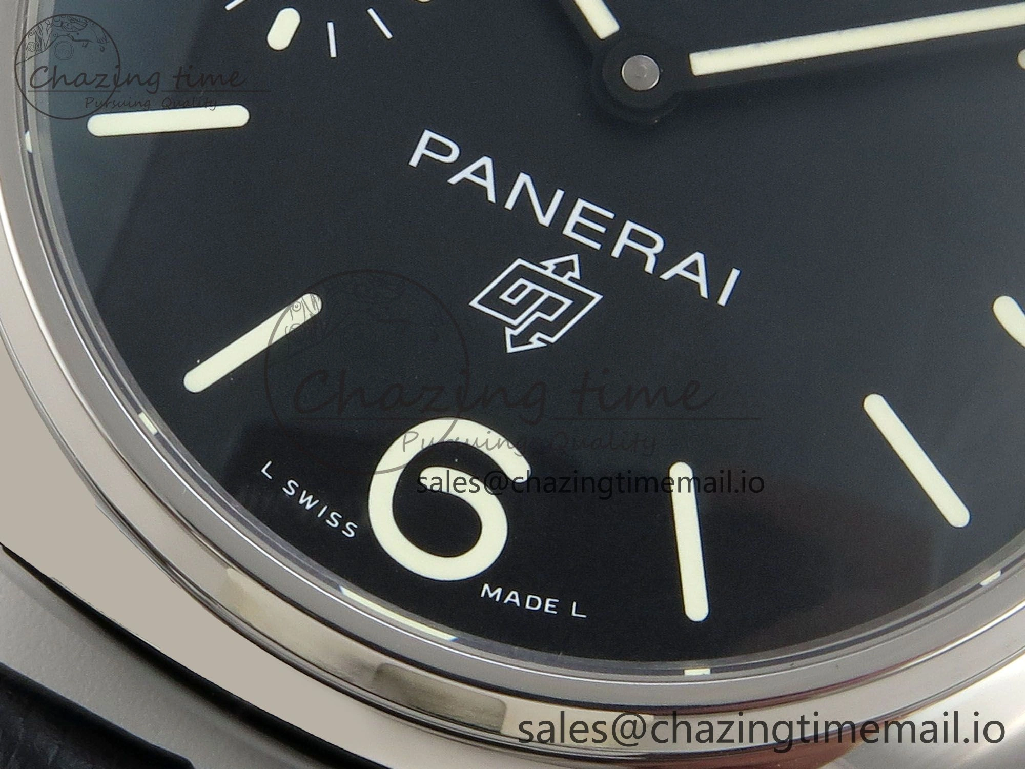 PAM380 HWF 1:1 Best Edition Black Dial On Black Leather Strap A6497