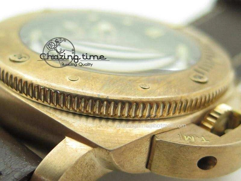 PAM382 N Bronzo ZF Best Edition On Brown Leather Strap ZP9000 V4