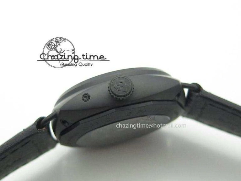 PAM384 N Real PR Real Ceramic V6F Best Edition On Black Leather Strap P2002