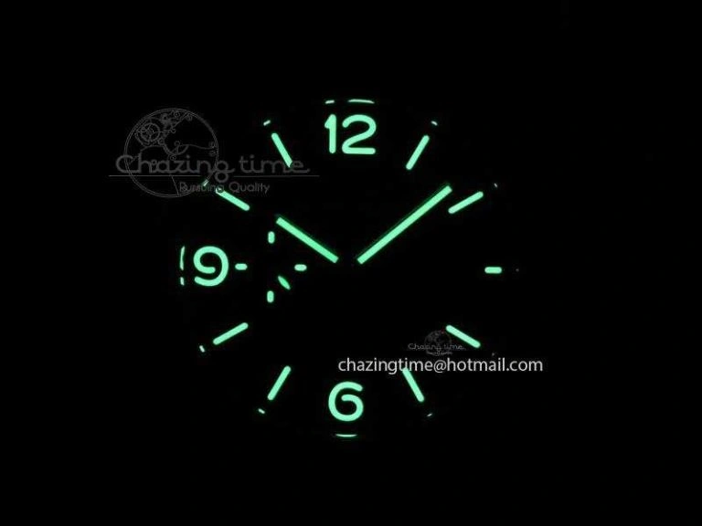 PAM388 O VSF 1:1 Best Edition Black Dial On Black Leather Strap P.9000 Super Clone