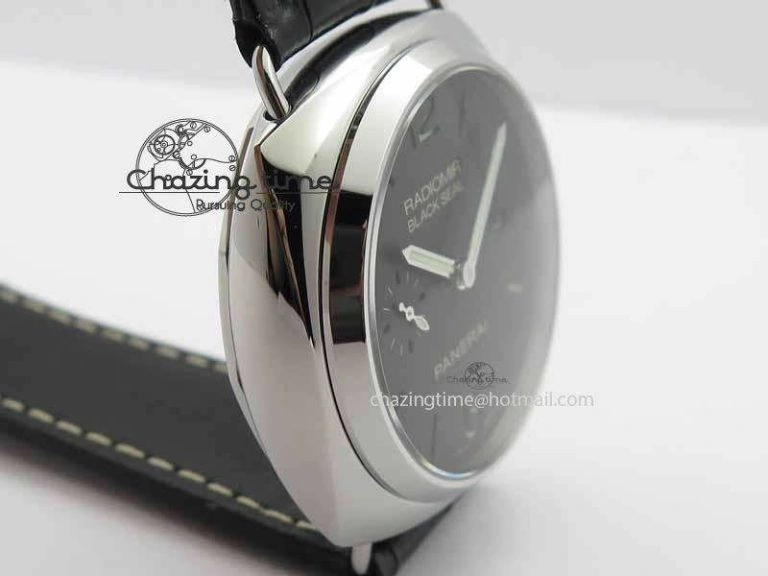 PAM388 O VSF 1:1 Best Edition Black Dial On Black Leather Strap P.9000 Super Clone