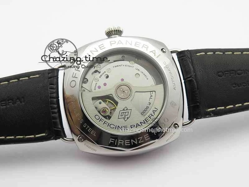 PAM388 O VSF 1:1 Best Edition Black Dial On Black Leather Strap P.9000 Super Clone