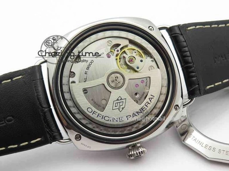 PAM388 O VSF 1:1 Best Edition Black Dial On Black Leather Strap P.9000 Super Clone
