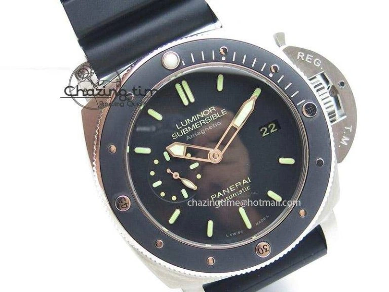 PAM389 O V6 Lite Best Edition On Rubber Strap ST2555