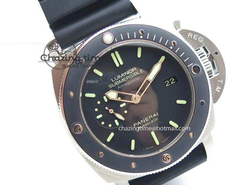 PAM389 O V6 Lite Best Edition On Rubber Strap ST2555