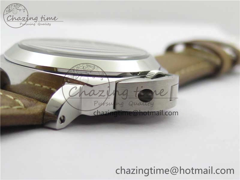 PAM390 N Noob 1:1 Best Edition on Brown Leather Strap A6497 with Y-Incabloc V12