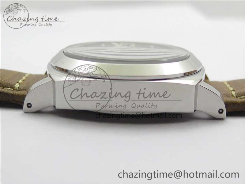 PAM390 N Noob 1:1 Best Edition on Brown Leather Strap A6497 with Y-Incabloc V12