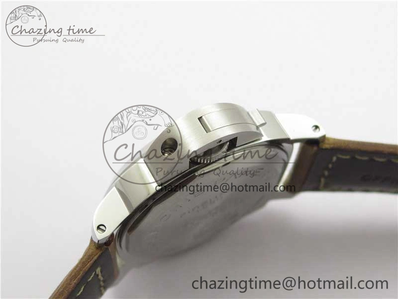 PAM390 N Noob 1:1 Best Edition on Brown Leather Strap A6497 with Y-Incabloc V12