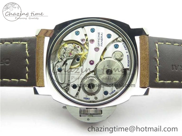 PAM390 N Noob 1:1 Best Edition on Brown Leather Strap A6497 with Y-Incabloc V12