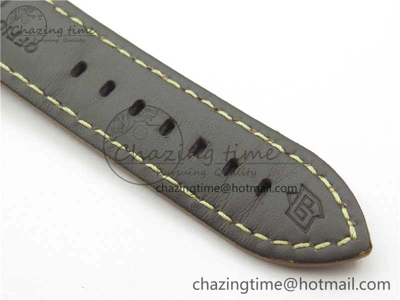 PAM390 N Noob 1:1 Best Edition on Brown Leather Strap A6497 with Y-Incabloc V12