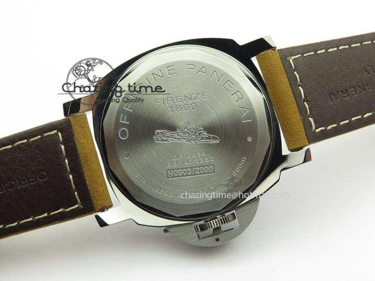 PAM390 V6F Best Edition On Brown Assolutamente Strap