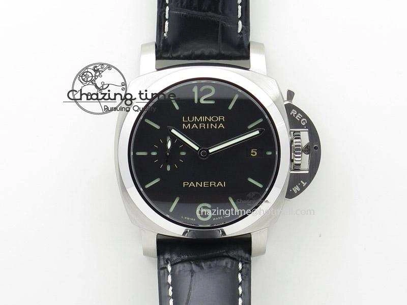 PAM392 Q Lite Ladies V6F Best Edition On Black Leather Strap P.9000