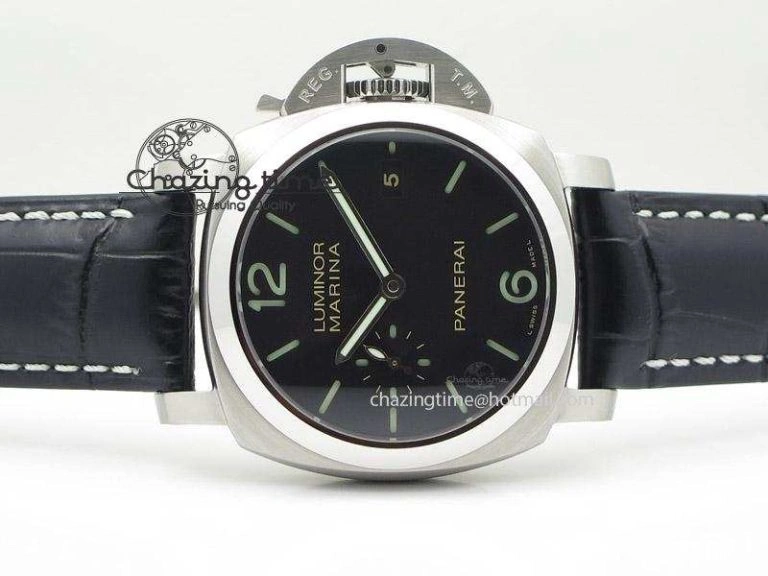 PAM392 Q Lite Ladies V6F Best Edition On Black Leather Strap P.9000