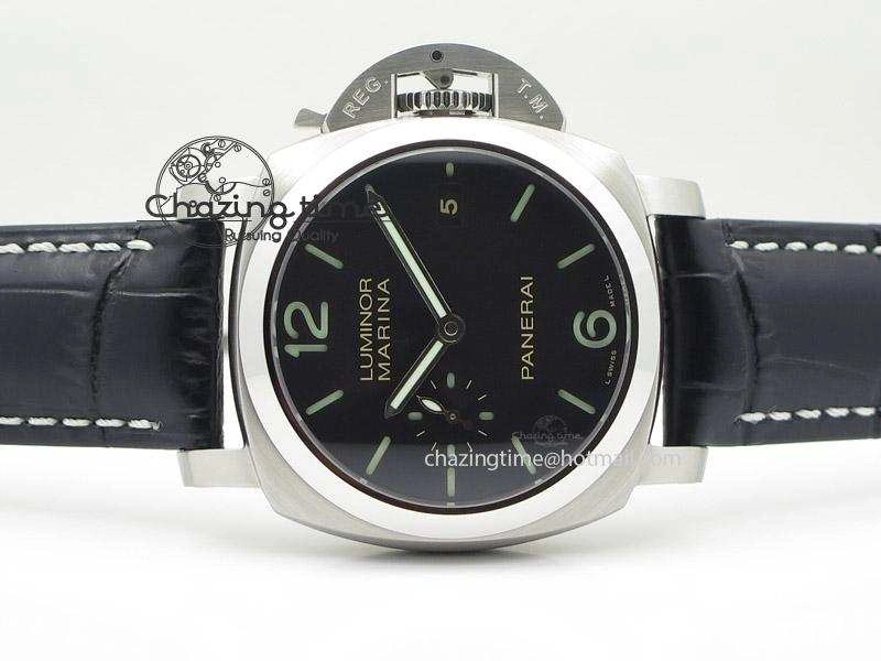 PAM392 Q Lite Ladies V6F Best Edition On Black Leather Strap P.9000