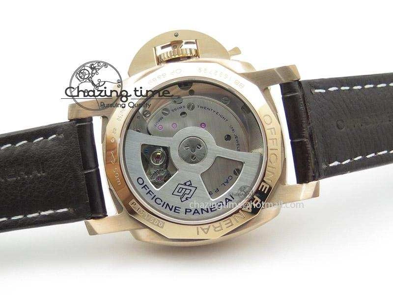 PAM393 P V6 Lite Best Edition On Brown Leather Strap ST2555