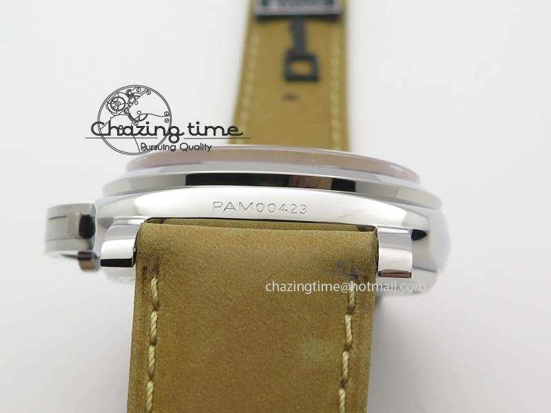 PAM423 P SF Best Edition Black Dial On Brown Asso Strap P.3000 Super Clone