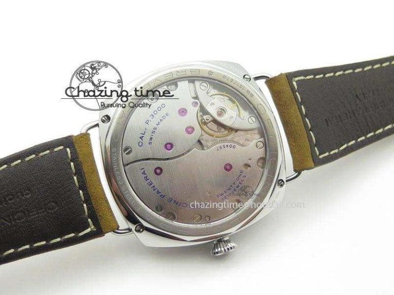 PAM424 O ZF Best Edition California Dial On Brown Asso Strap P.3000 Super Clone