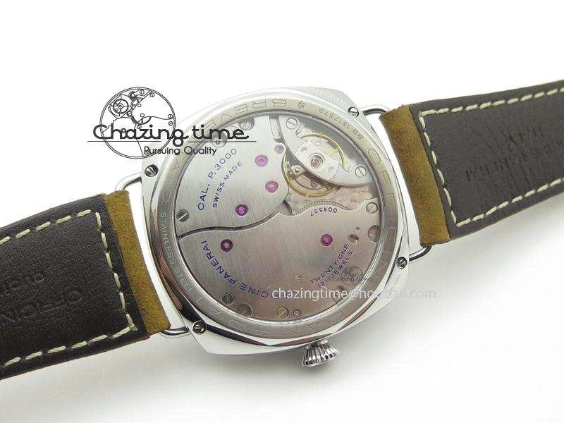 PAM424 O ZF Best Edition California Dial On Brown Asso Strap P.3000 Super Clone