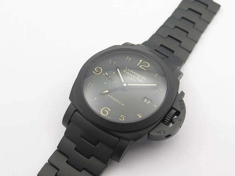 PAM438 O Real Ceramic VSF 1:1 Best Edition On Ceramic Bracelet P9001 B