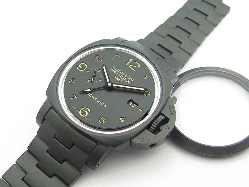 PAM438 O Real Ceramic VSF 1:1 Best Edition On Ceramic Bracelet P9001 B