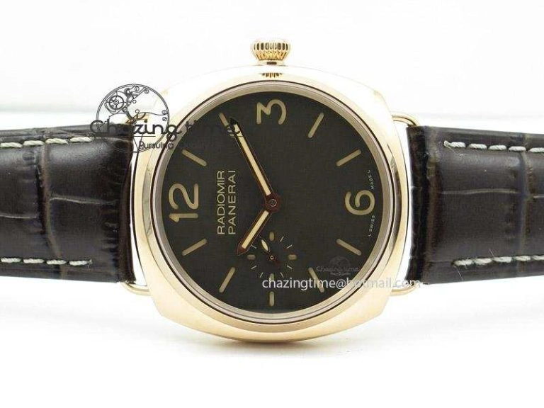 PAM439 O Radiomir V6F Best Edition on Brown Leather Strap P.999