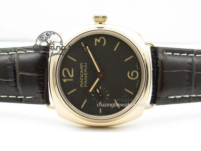 PAM439 O Radiomir V6F Best Edition on Brown Leather Strap P.999