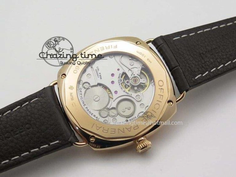 PAM439 O Radiomir V6F Best Edition on Brown Leather Strap P.999