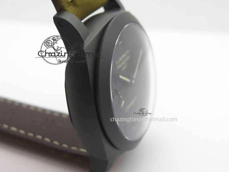 PAM441 O Real Ceramic VSF 1:1 Best Edition On Brown Asso Strap P.9001 Super Clone V2