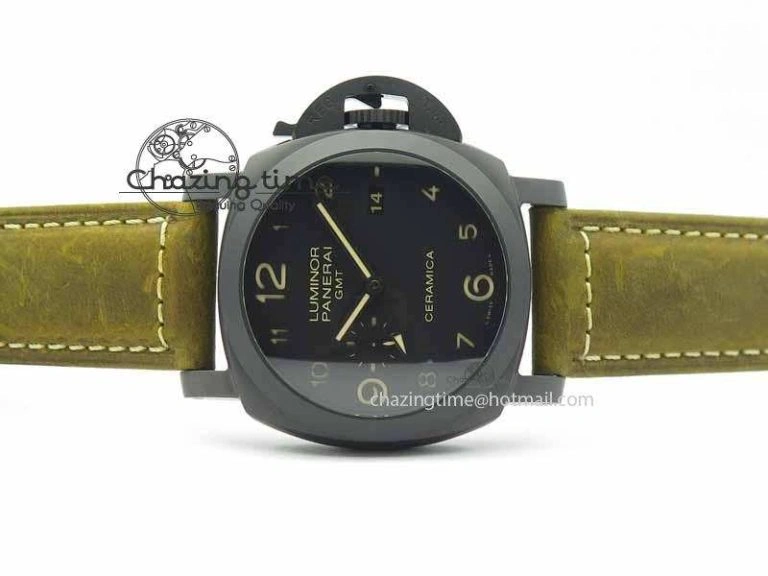 PAM441 O Real Ceramic VSF 1:1 Best Edition On Brown Asso Strap P.9001 Super Clone V2