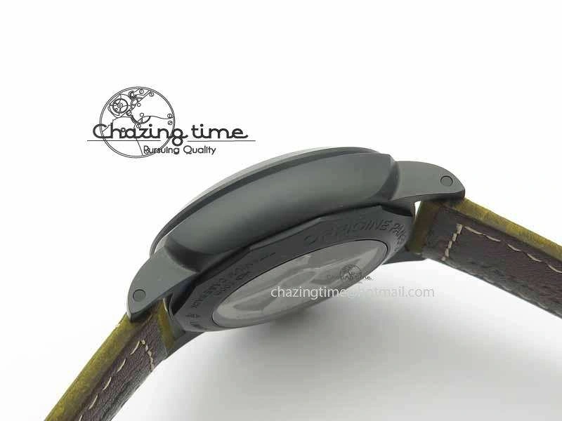 PAM441 O Real Ceramic VSF 1:1 Best Edition On Brown Asso Strap P.9001 Super Clone V2
