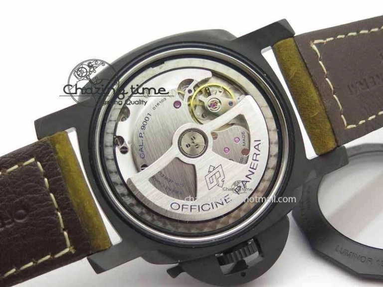 PAM441 O Real Ceramic VSF 1:1 Best Edition On Brown Asso Strap P.9001 Super Clone V2