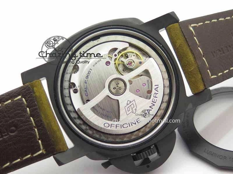 PAM441 O Real Ceramic VSF 1:1 Best Edition On Brown Asso Strap P.9001 Super Clone V2