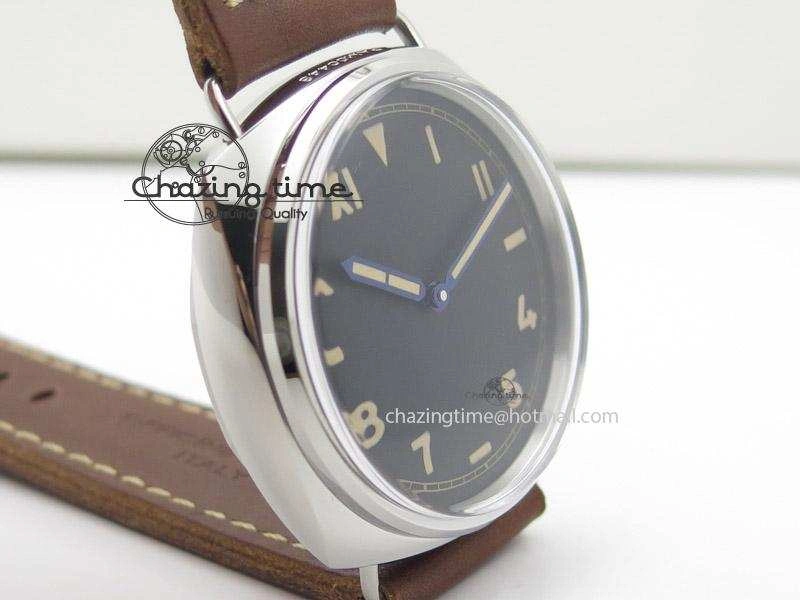 PAM448 O ZF 1:1 Best Edition on Thick Brown Leather Strap P.3000 Super Clone V2