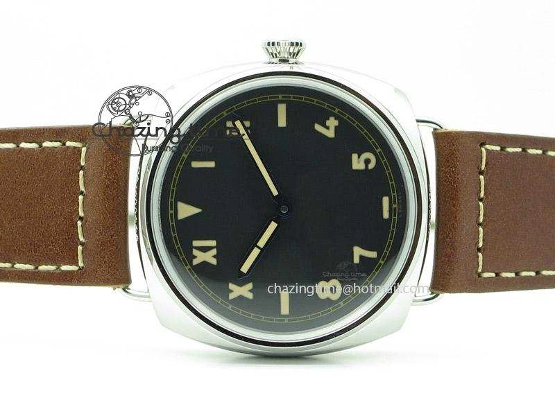 PAM448 O ZF 1:1 Best Edition on Thick Brown Leather Strap P.3000 Super Clone V2