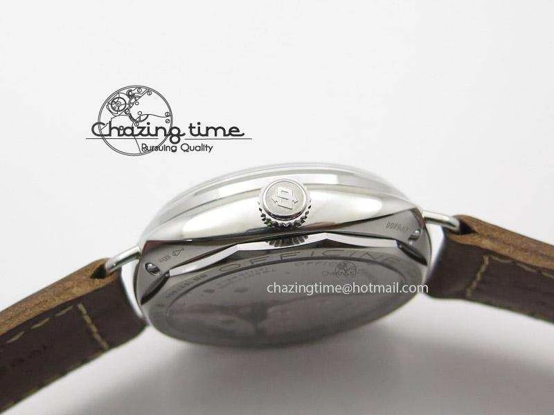 PAM448 O ZF 1:1 Best Edition on Thick Brown Leather Strap P.3000 Super Clone V2