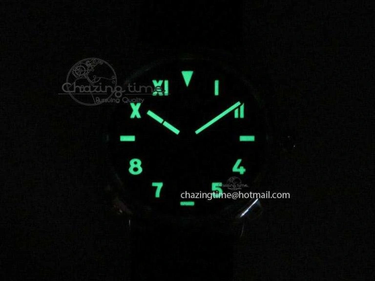 PAM448 O ZF 1:1 Best Edition on Thick Brown Leather Strap P.3000 Super Clone V2
