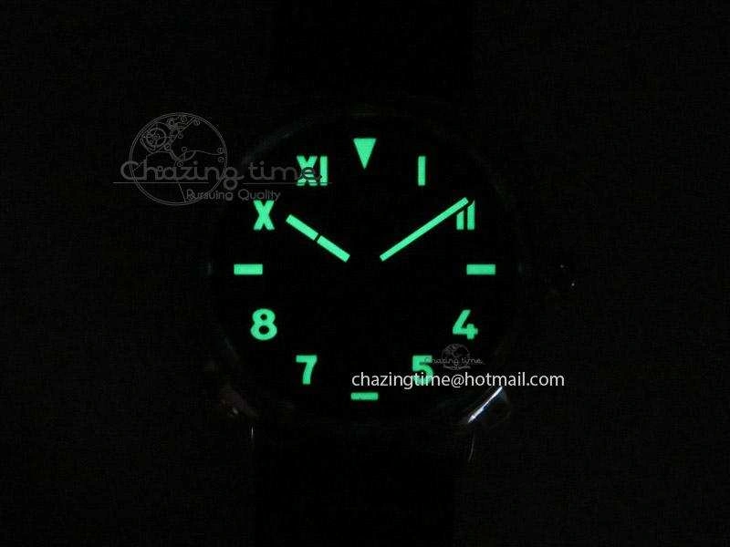 PAM448 O ZF 1:1 Best Edition on Thick Brown Leather Strap P.3000 Super Clone V2