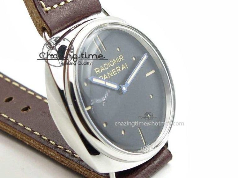 PAM449 O SF Batton Dial on Thick Deep Brown Leather Strap P.3000 Super Clone