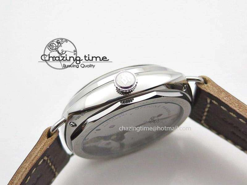 PAM449 O SF Batton Dial on Thick Deep Brown Leather Strap P.3000 Super Clone