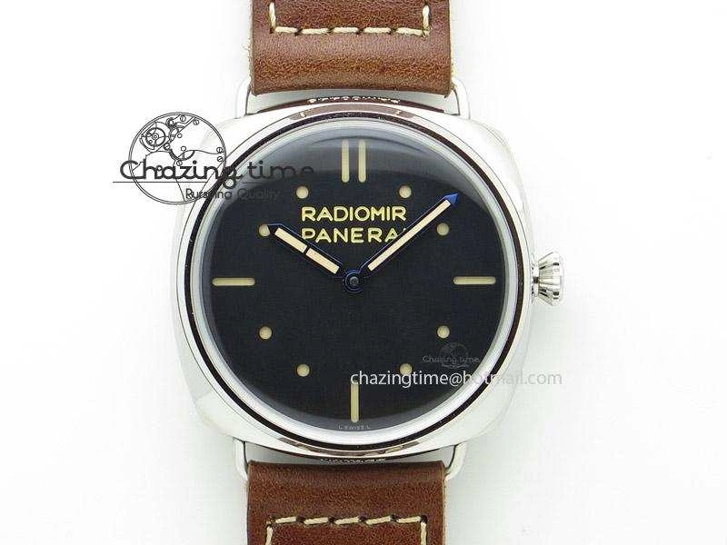 PAM449 O ZF 1:1 Best Edition On Thick Brown Leather Strap P.3000 Super Clone V2