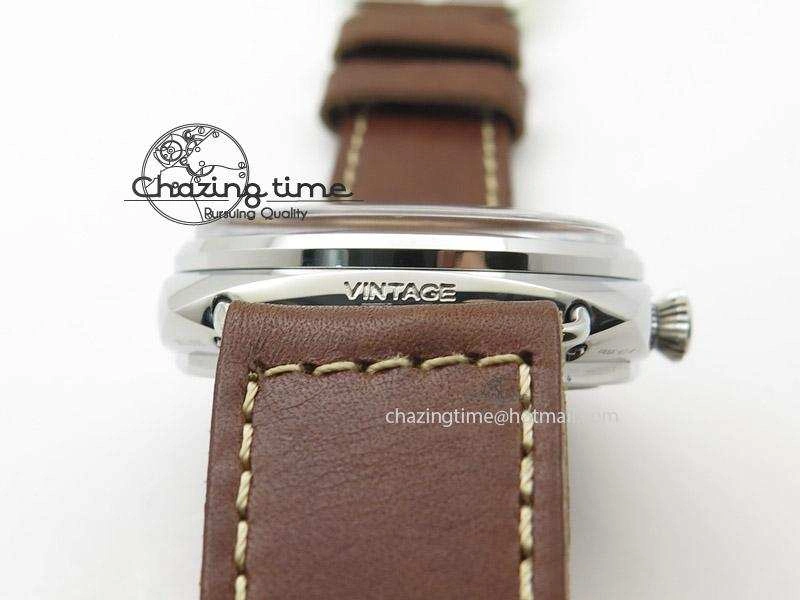 PAM449 O ZF 1:1 Best Edition On Thick Brown Leather Strap P.3000 Super Clone V2