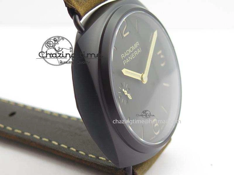 PAM504 O Radiomir Composite ZF 1:1 Best Edition On Brown Asso Strap P.3000 Super Clone