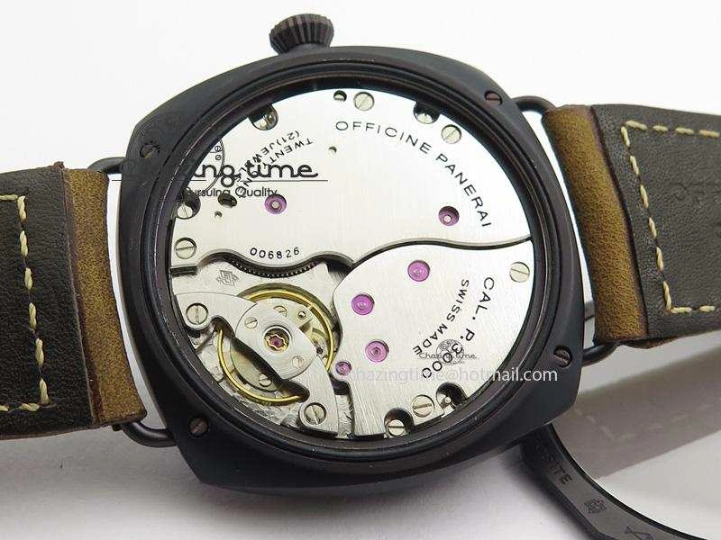 PAM504 O Radiomir Composite ZF 1:1 Best Edition On Brown Asso Strap P.3000 Super Clone